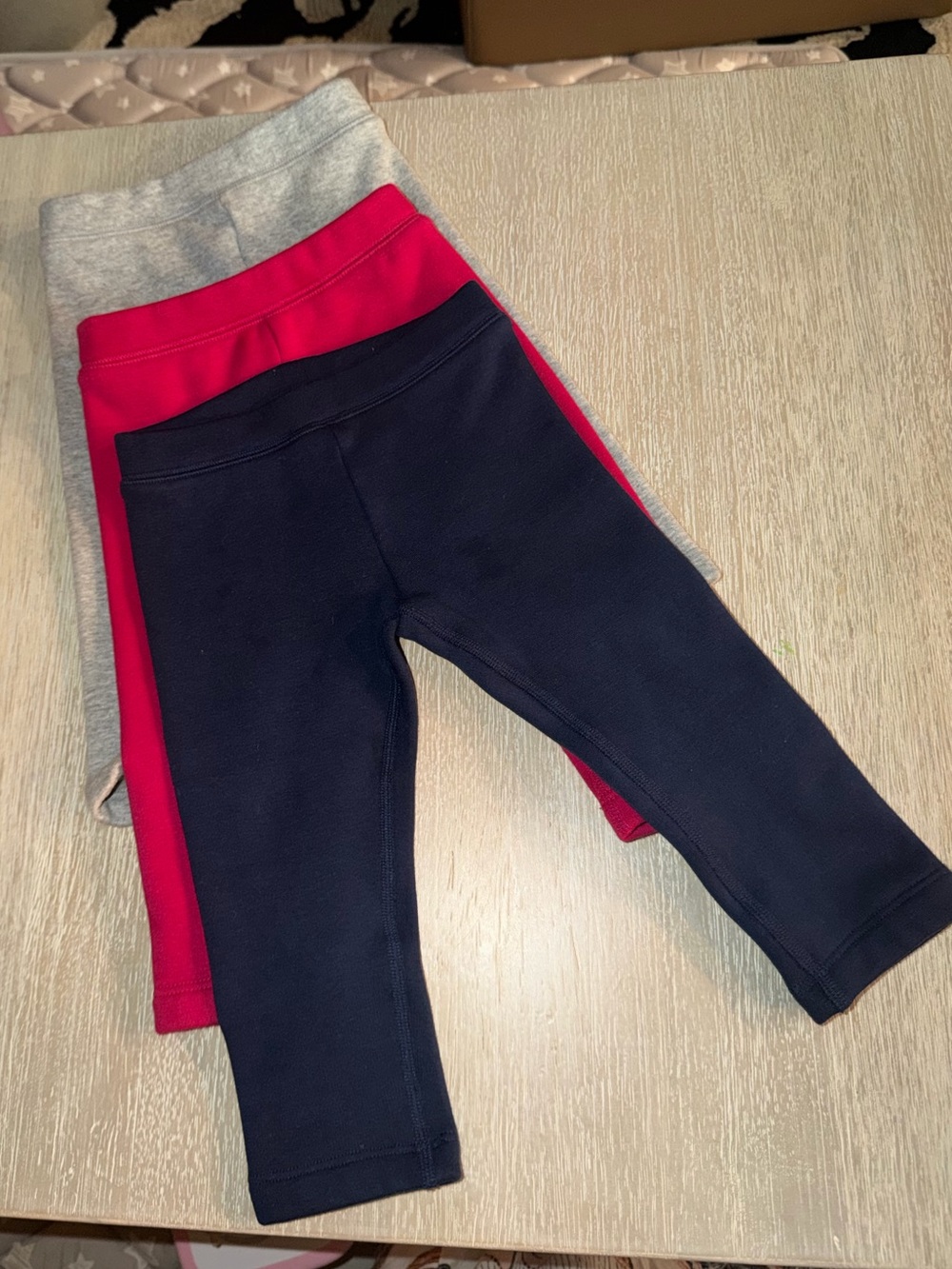 Primary Fleece-lined leggings bundle of 3- size 6-12 months